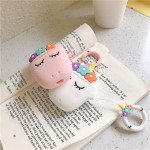 Wholesale Cute Design Cartoon Silicone Cover Skin for Airpod (1 / 2) Charging Case (White Unicorn)